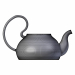 3d Glass teapot with a lid model buy - render