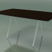 3d model Soap-shaped table 5418 (H 74 - 90x160 cm, legs 180 °, veneered L21 wenge, V12) - preview