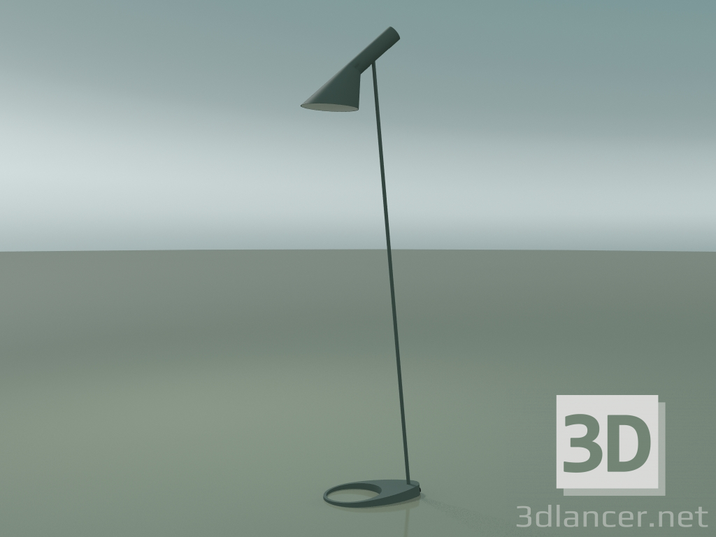 3d model Lámpara de pie AJ FLOOR (20W E27, PALE PETROLEUM) - vista previa