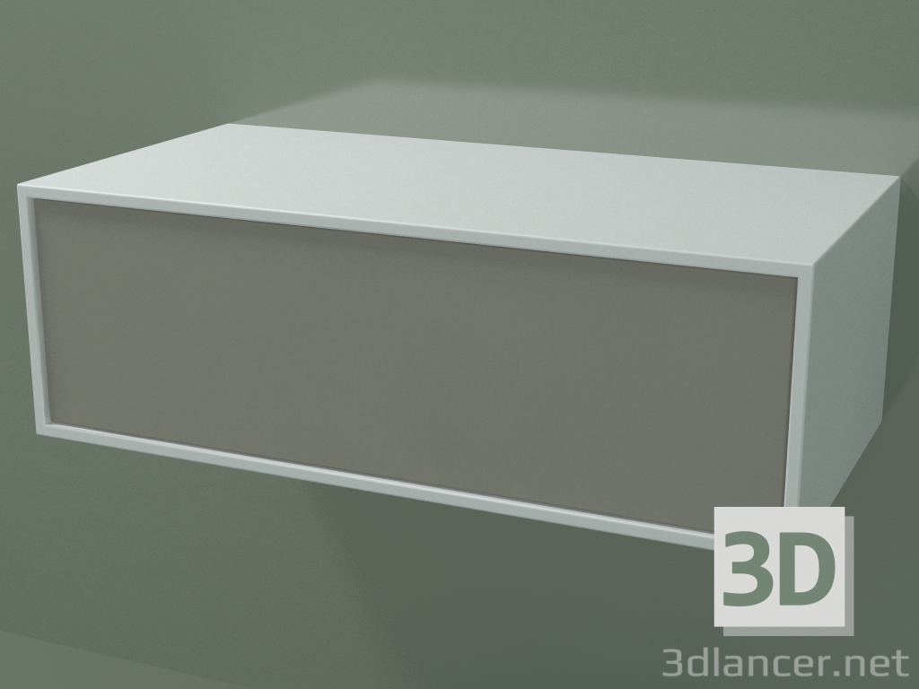 3d model Caja (8AUCAA01, Glacier White C01, HPL P04, L 72, P 36, H 24 cm) - vista previa