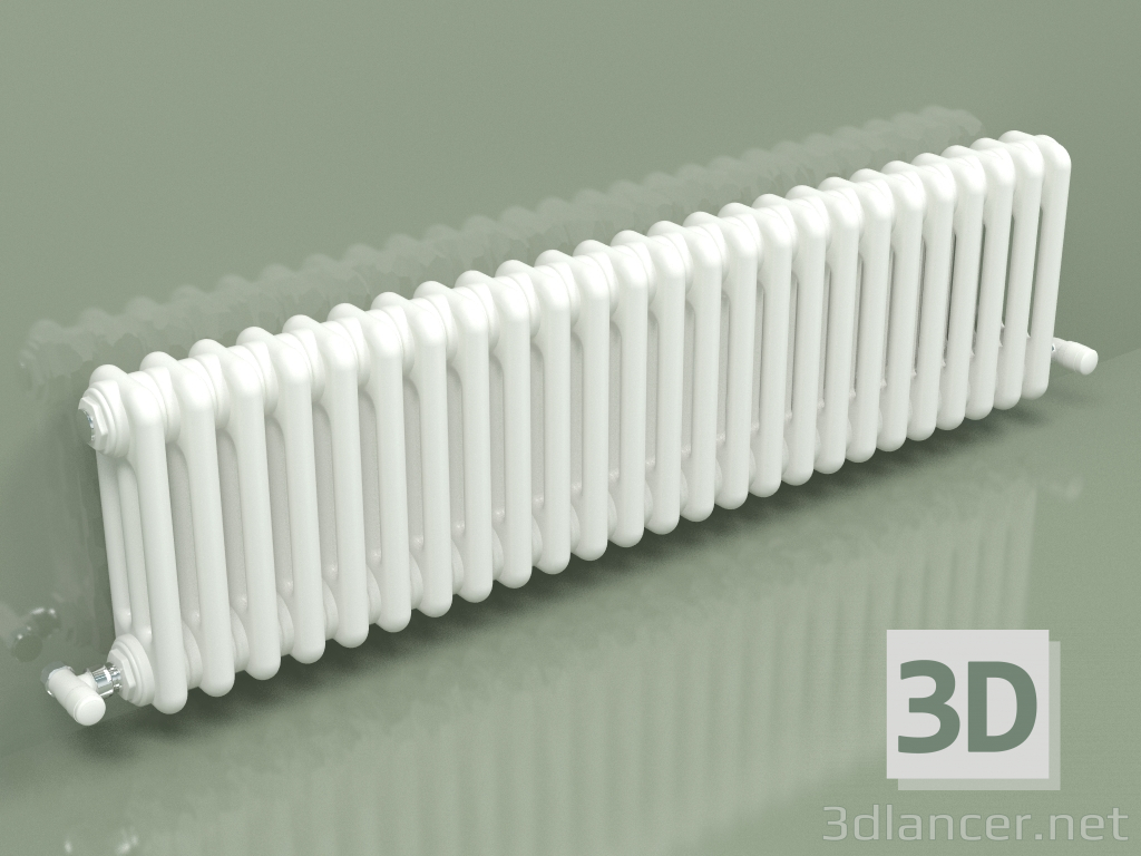 modèle 3D Radiateur TESI 3 (H 300 25EL, Standard blanc) - preview