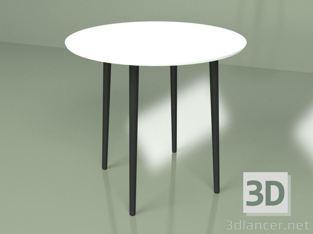 Modelo 3d Mesa do meio Sputnik 80 cm (branco) - preview