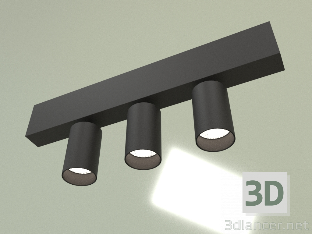 modèle 3D Lampe sur rail Aimant TS-SLC78007 3X7W WW 3000K - preview