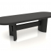 3d model Bench VK 02 (1200x400x350, wood black) - preview