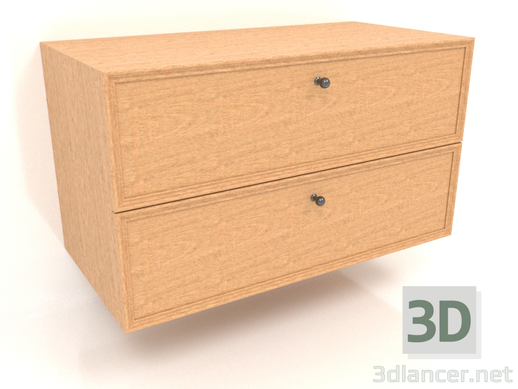 modello 3D Pensile TM 14 (800x400x455, legno impiallacciato mogano) - anteprima