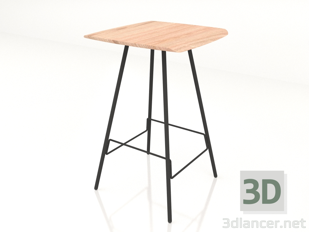 3d model Mesa de bar Leina (Negro) - vista previa