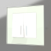 3d model Frame for 1 post Favorit (natural glass) - preview