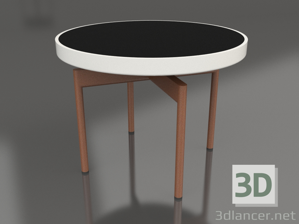 3d модель Стіл журнальний круглий Ø60 (Agate grey, DEKTON Domoos) – превью