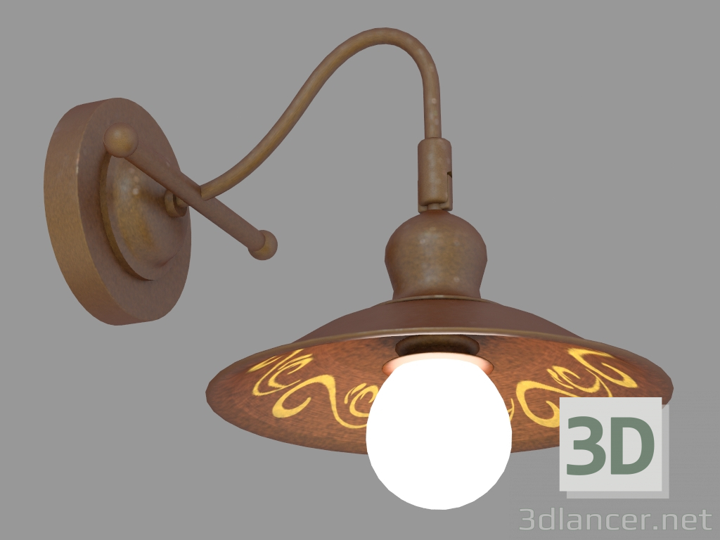 Modelo 3d Arandela Magrib (1214-1W) - preview