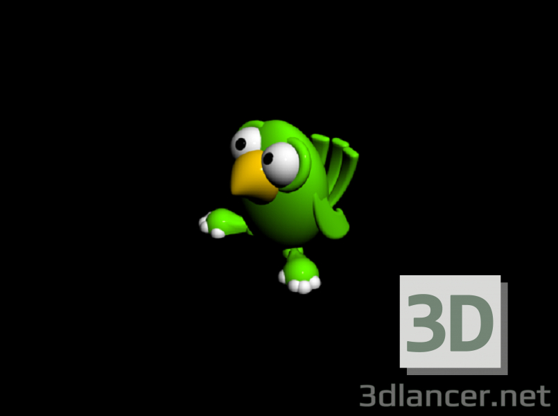 3d model Pájaro - vista previa