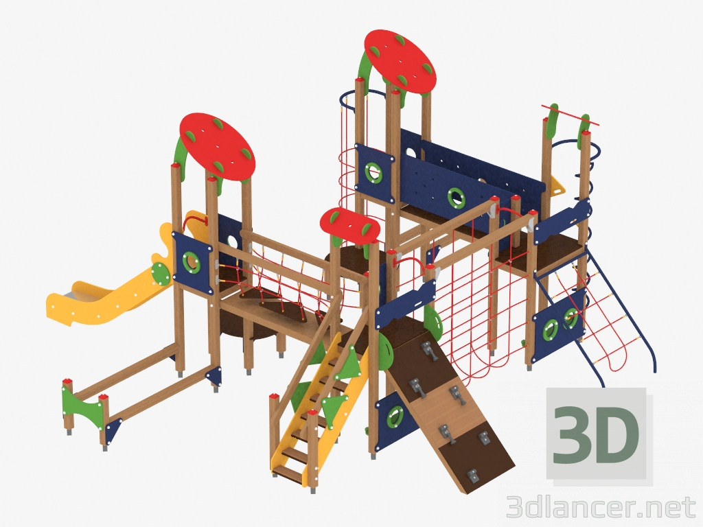 Modelo 3d Complexos de recreação infantil (2401) - preview