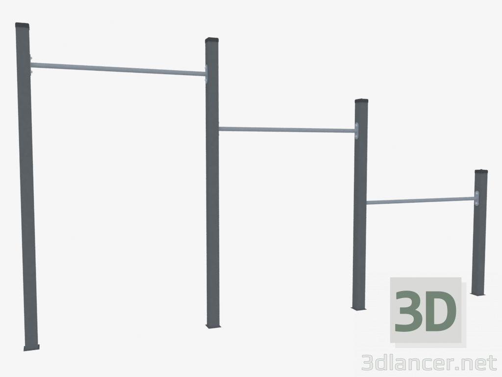 3d model Complejo deportivo (WL0006) - vista previa