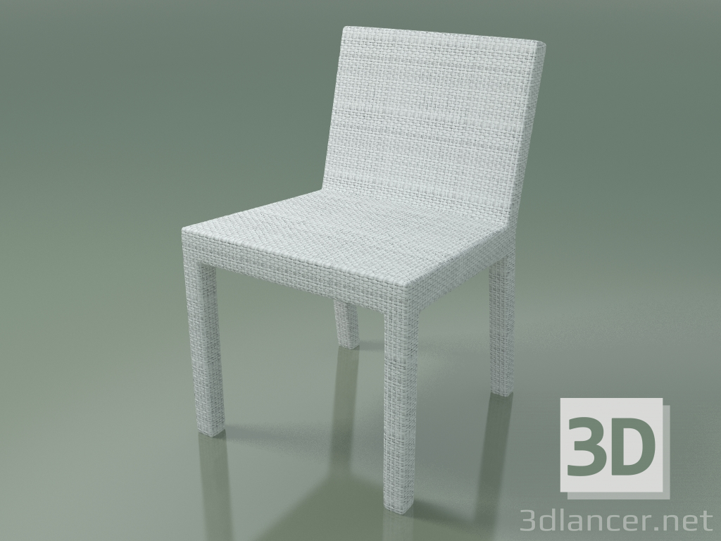 3d model Silla de exterior hecha de polietileno InOut (223, blanco) - vista previa