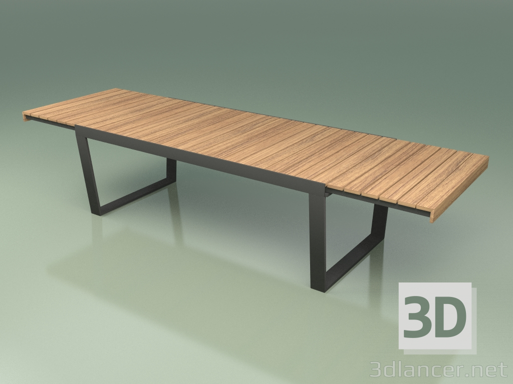 3d model Mesa de comedor plegable 034 (Metal Smoke) - vista previa