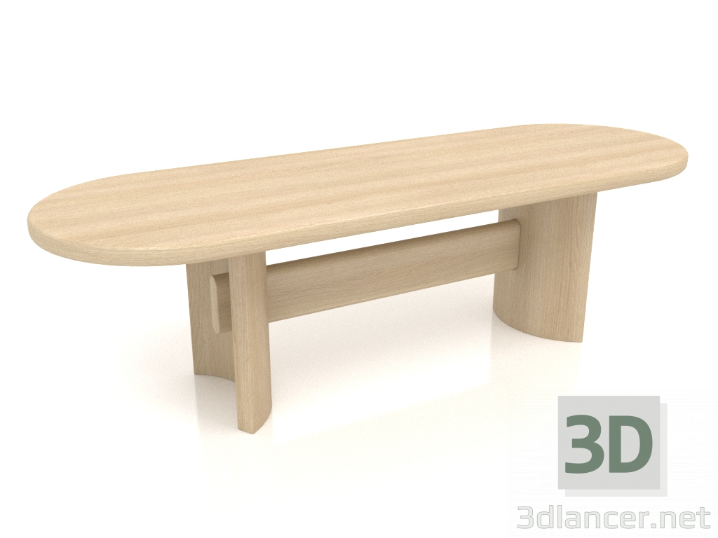 3d модель Банкетка ВК 02 (1200х400х350, wood white) – превью