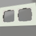 3d model Frame for 2 posts Favorit (natural glass) - preview