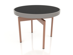 Mesa de centro redonda Ø60 (cinza quartzo, DEKTON Domoos)