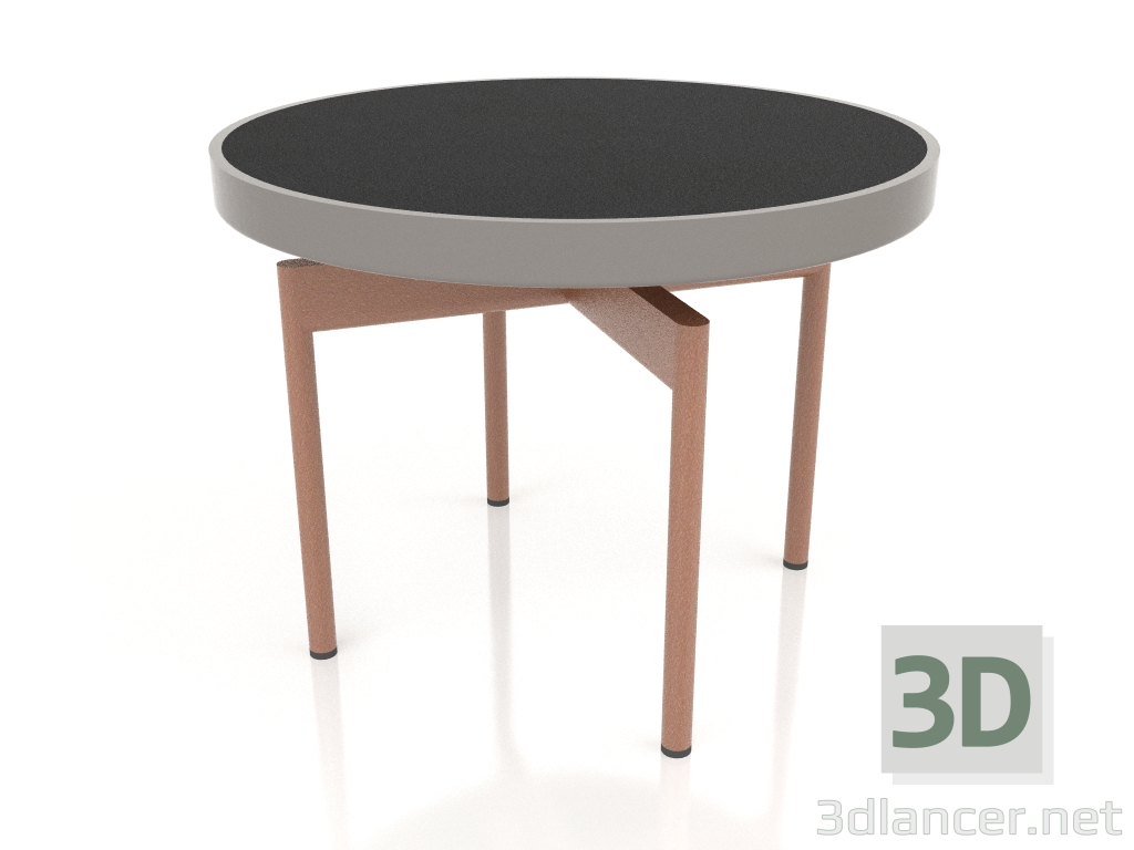 3d модель Стіл журнальний круглий Ø60 (Quartz grey, DEKTON Domoos) – превью