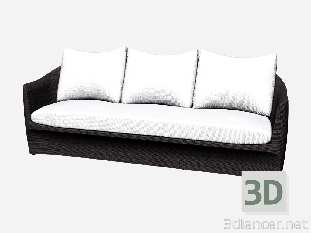 Modelo 3d Sofá 3 lugares 3 Seater 46500 46550 - preview