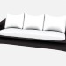 Modelo 3d Sofá 3 lugares 3 Seater 46500 46550 - preview