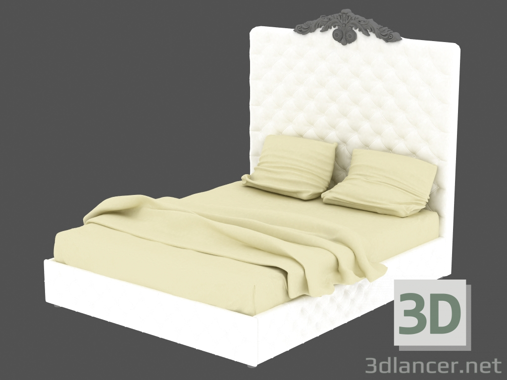 3d модель Кровать двуспальная AVERY bed (1730) – превью