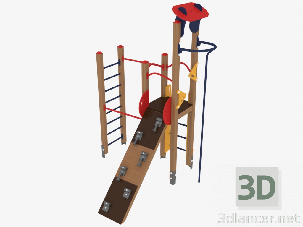 3d model Complejo deportivo infantil (7813) - vista previa