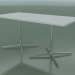 Modelo 3d Mesa retangular com base dupla 5526, 5506 (H 74 - 79x159 cm, branco, LU1) - preview