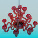 Modelo 3d Candelabro de vidro colorido - preview