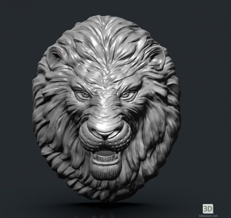 León 3D modelo Compro - render