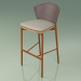 modèle 3D Tabouret de bar 050 (Marron, Rouille Métallique, Teck) - preview