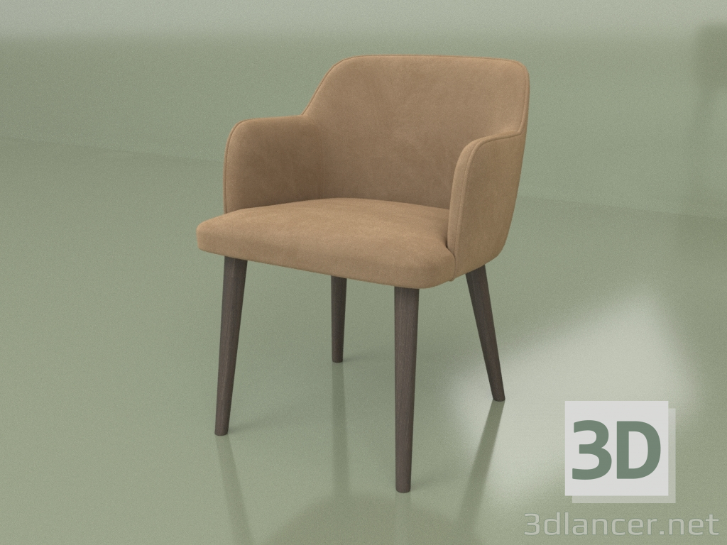 3d model Silla Santino (patas Tin-120) - vista previa