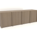 modello 3D Buffet MW 05 (2465x667x798, grigio legno) - anteprima