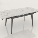 3d model Folding table Laura 120-180 (white ceramics) - preview