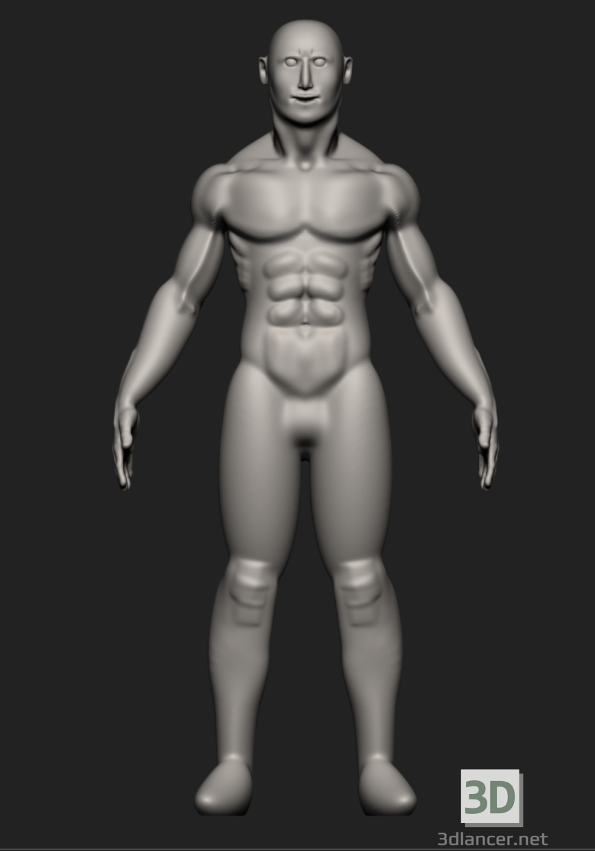 Modelo 3d Cara - preview