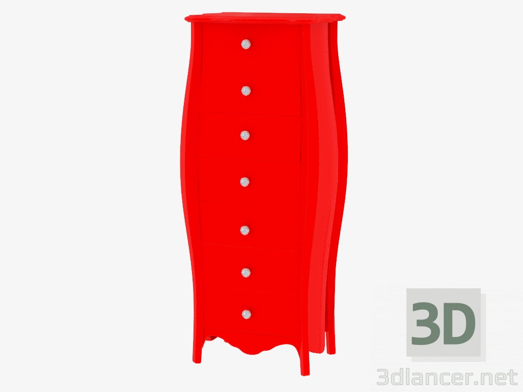 3d model Cajonera (art. 96010) - vista previa