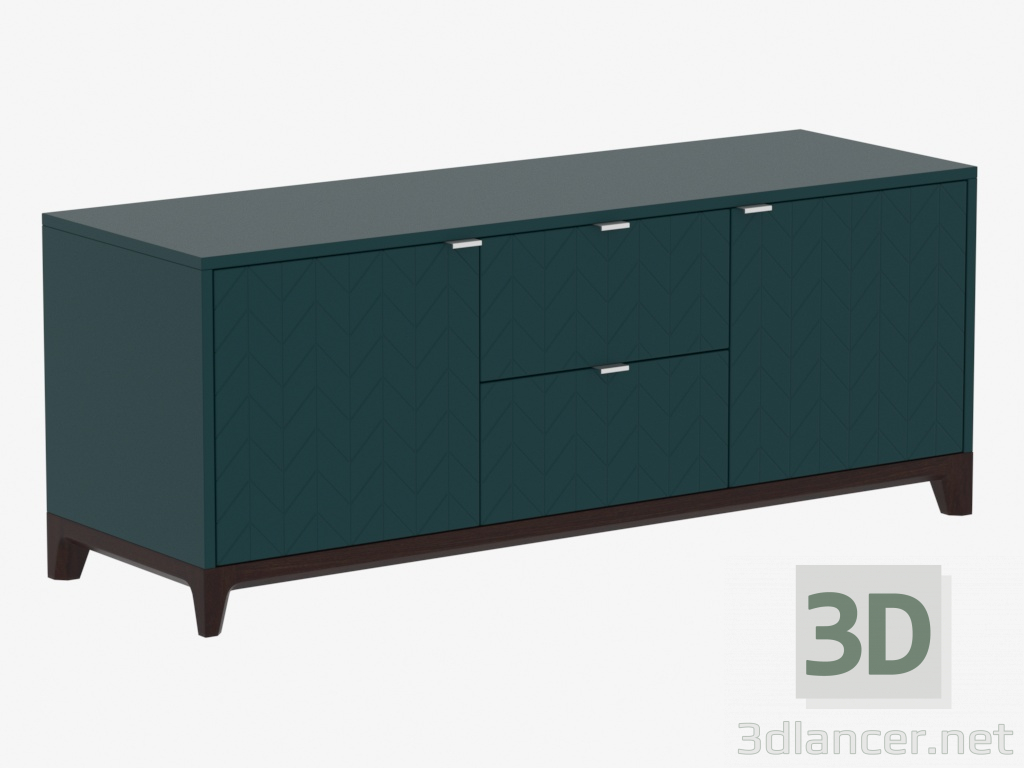 3D modeli TV No. 1 CASE'in altında kaldırım taşı (IDC024102122) - önizleme