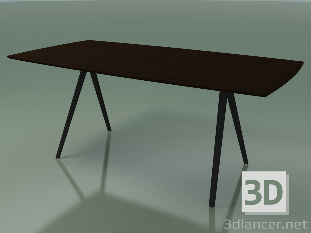 Modelo 3d Mesa em forma de sabão 5419 (H 74 - 90x180 cm, pernas 150 °, folheada L21 wenge, V44) - preview