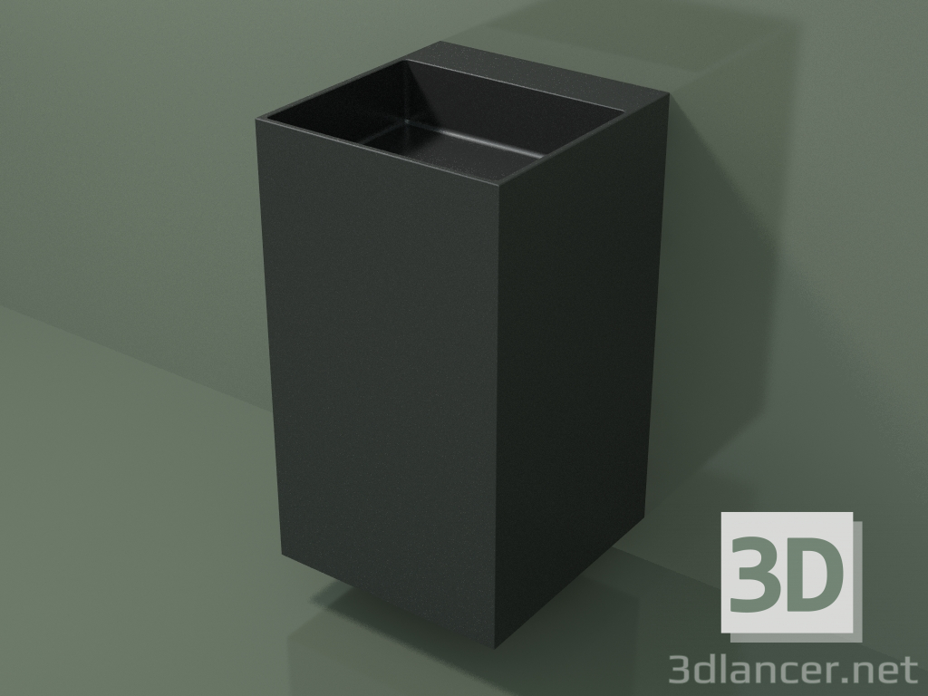 modèle 3D Lavabo suspendu (03UN26303, Deep Nocturne C38, L 48, P 50, H 85 cm) - preview