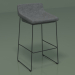 modello 3D Sedia da bar Comfy (110131, grigio) - anteprima