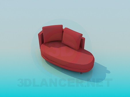 3D modeli Kanepe - önizleme