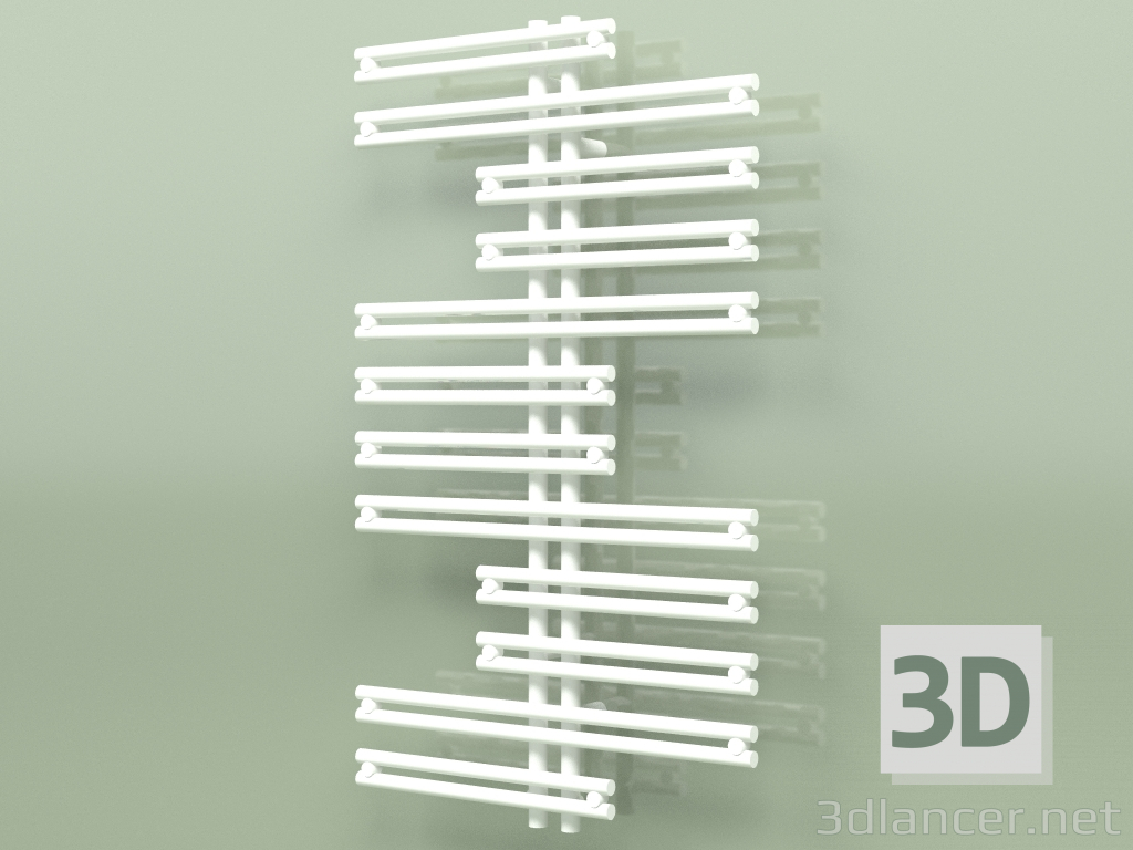 Modelo 3d Toalheiro aquecido - Kea (1000 x 600, RAL - 9016) - preview