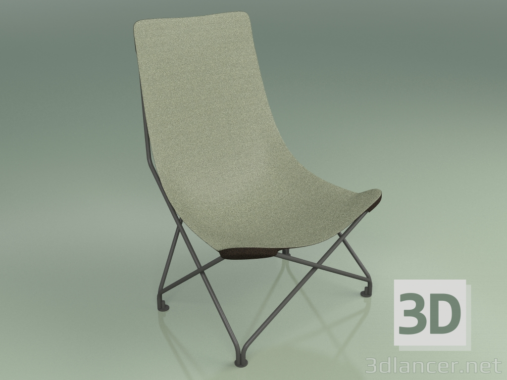 3d model Silla 390 (Canvas Verde) - vista previa