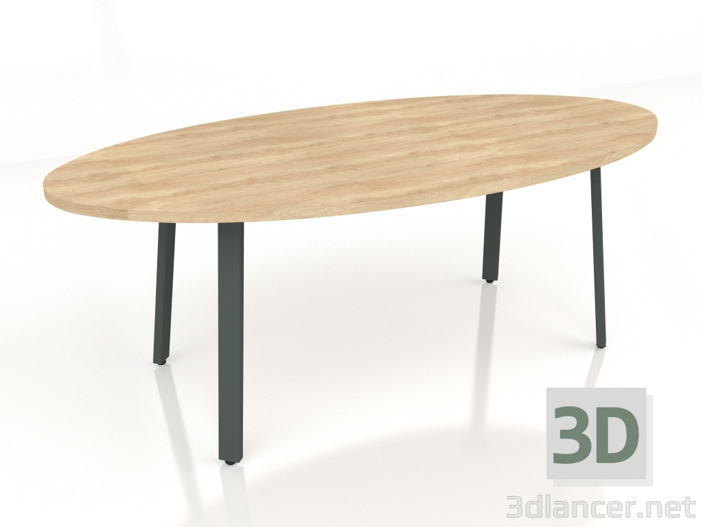 Modelo 3d Mesa de reunião Ogi A PLF12E (2000x1000) - preview