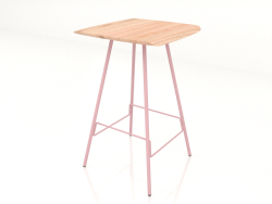 Table haute Leina (Rose clair)