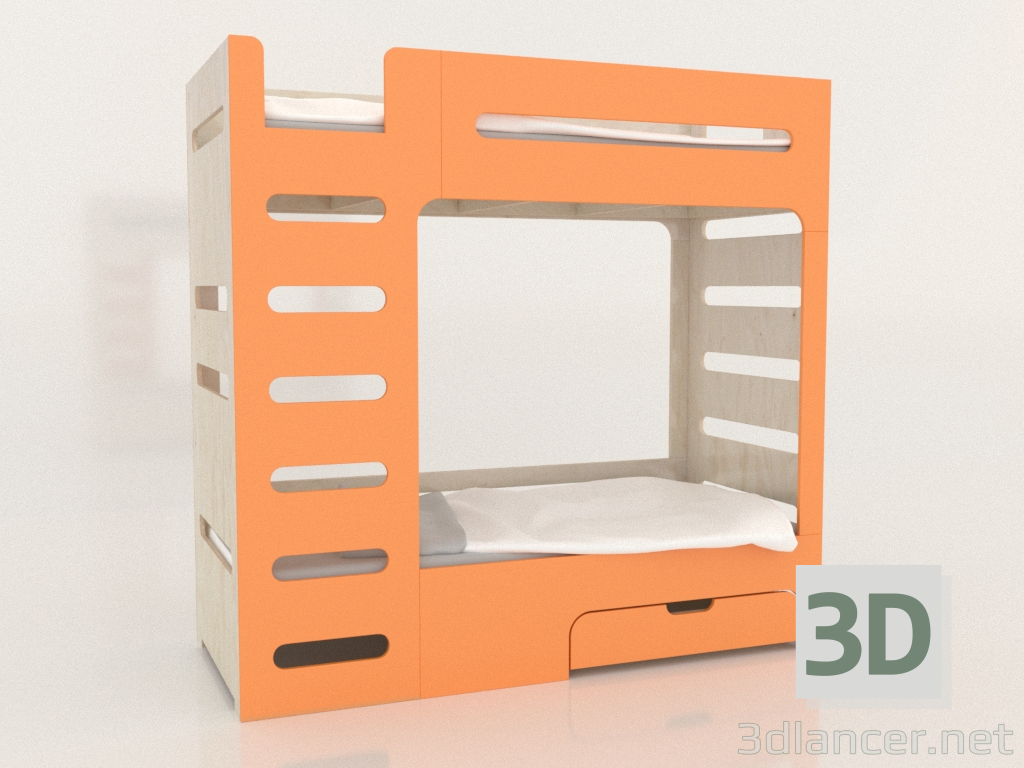 modello 3D Letto a castello MOVE EL (UOMEL1) - anteprima