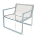 3d model Club chair (Blue gray) - preview