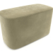 modello 3D Pouf Eighty (Oliva) - anteprima