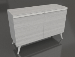 Chest of drawers 5 1200x400x800 (white RAL 9010)