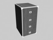 Narrow chest of drawers