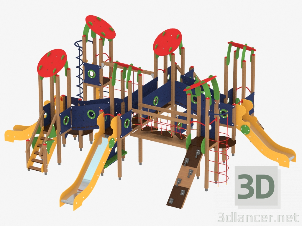 3D modeli Çocuk oyun kompleksi (2602) - önizleme